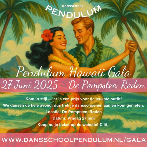 Poster Pendulum event - Pendulum Hawaii Gala